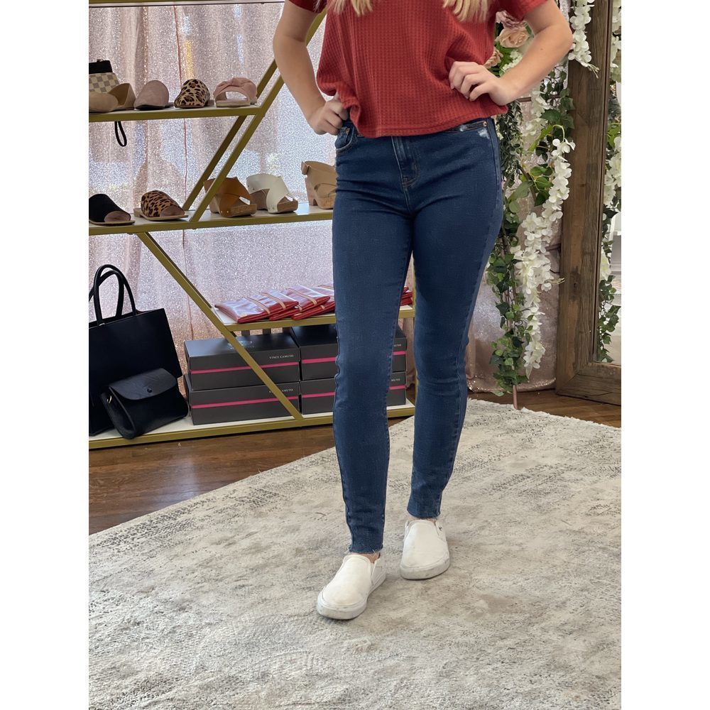 Moneymaker High Rise Skinny in Total Babe